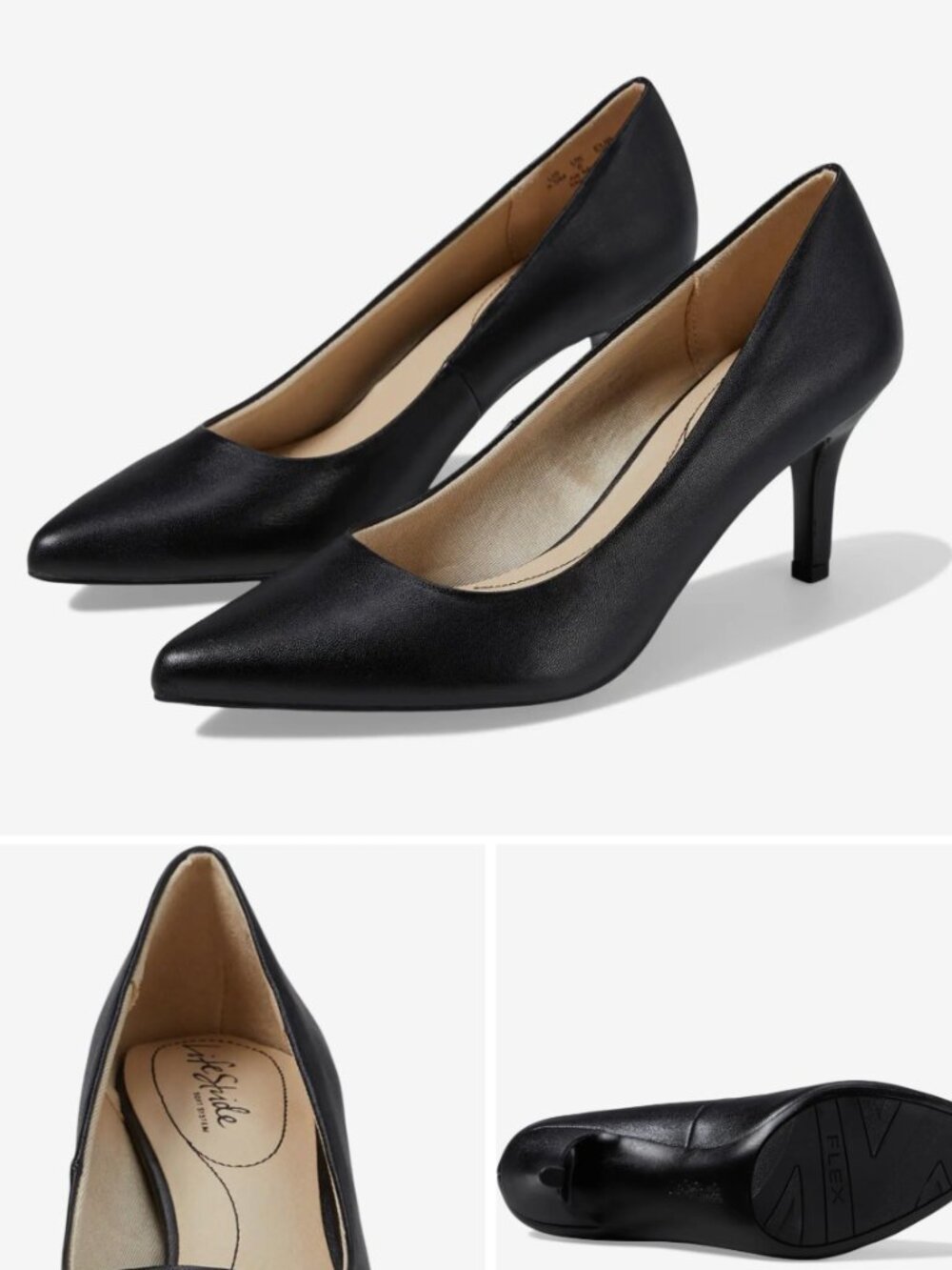 LifeStride Sevyn black heels, size 10 LIKE NEW